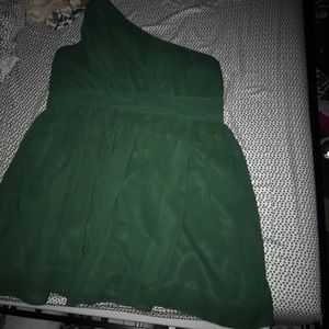 One shoulder dress